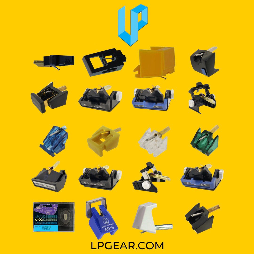 LP_Gear's tweet photo. For all your #turntable needs! 🎶
.
.
.
.
#lpgear #Stylus #cartridges #styli #phonocartridges #replacementstyli #turntables #turntablesetup https://t.co/JmzCyHAFNC