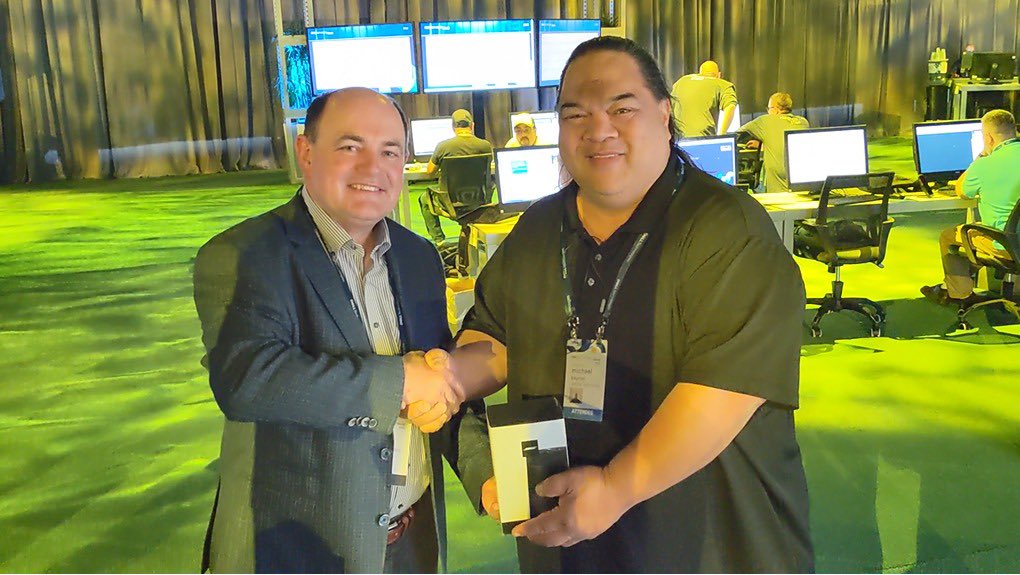 Come to the #DellTechWorld Village Hands-on Labs to get hands-on with <a href="/DellTech/">Dell Technologies</a> ! Our first prize winner &amp; returning #DellTechHOL customer Michael Bayron said “I don’t have time to train. <a href="/DellTech/">Dell Technologies</a> Hands-on Labs gives me that opportunity.” Congratulations Michael!