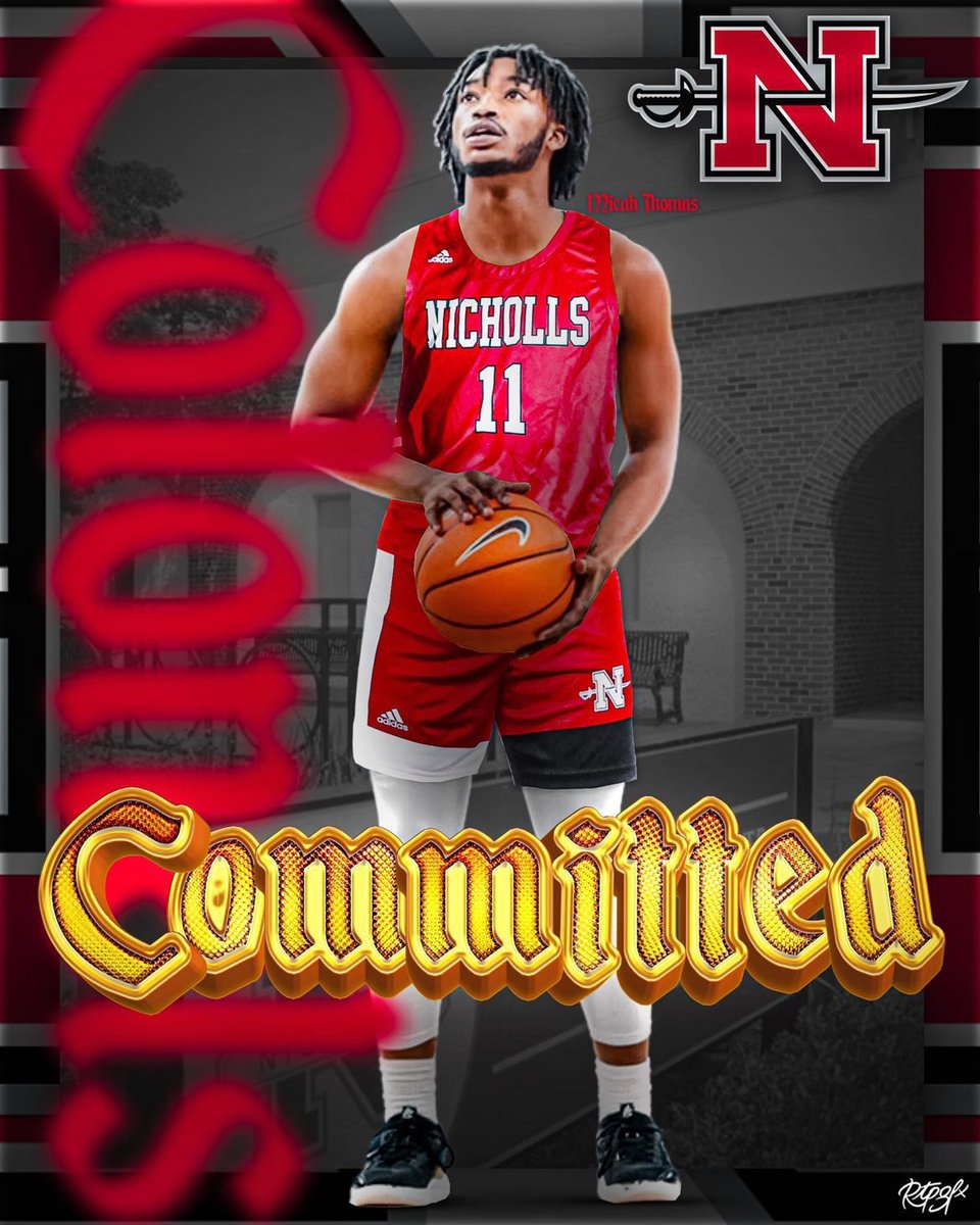 IAmMicahThomas's tweet photo. Thib, Louisiana What’s The Word? 
🏀📍
#Committed #NichollsState #4Gma https://t.co/ACkNnWPxyg
