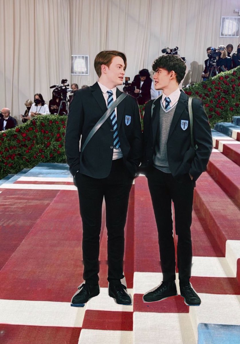 KConnorDaily's tweet photo. #NEWS| KIT CONNOR AND JOE LOCKE ARRIVING ON THE 2022 MET GALA RED CARPET!!! @kit_connor @joelocke03 

#MetGala #MetGala2022 #Heartstropper https://t.co/ewcOQkRkyI