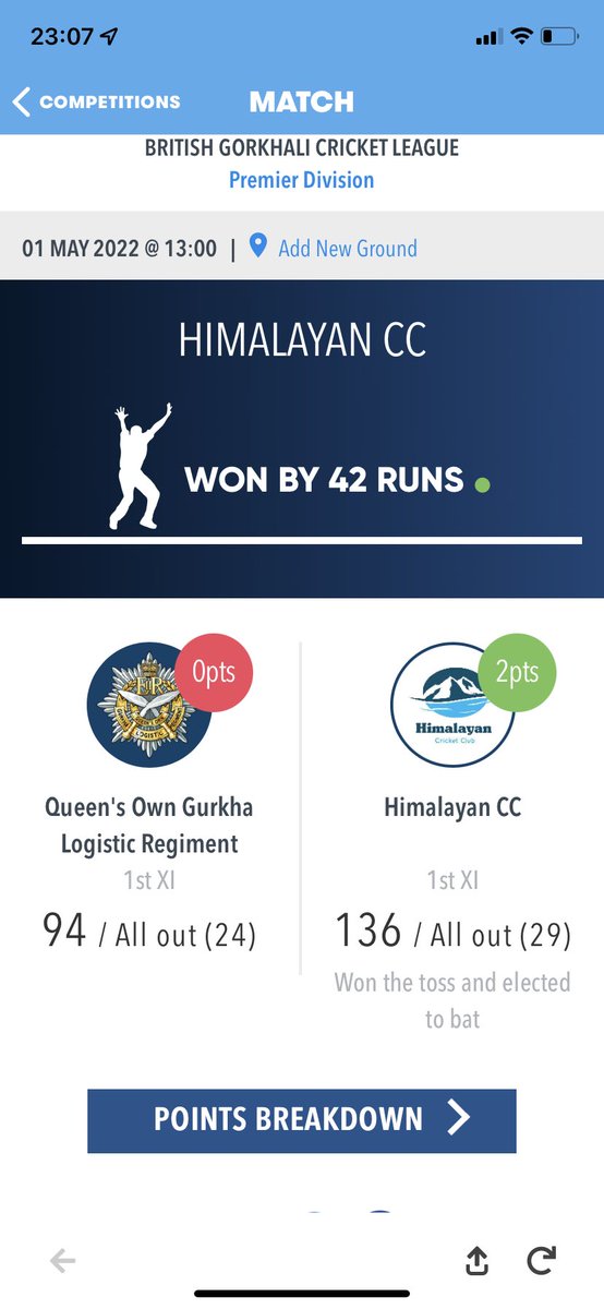 Himalayan Cricket Club tweet media