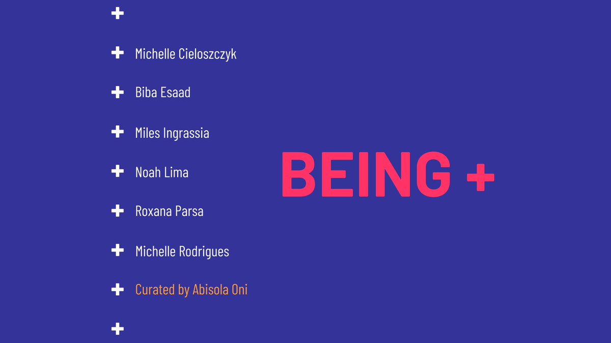 torontoartfair's tweet photo. BEING+, a unique collection of artworks from emerging Toronto artists curated by Abisola Oni for #TOAF60, will continue to be available as an online exhibition catalogue published by @PropellerTO Art Gallery: https://t.co/Ie0NqeVrZV https://t.co/sDVx0wMQWN