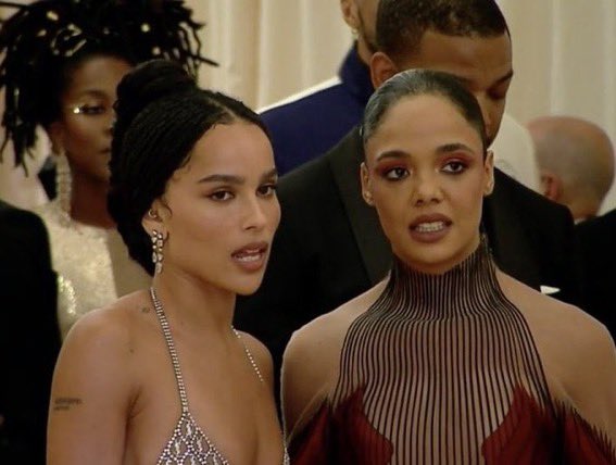 me judging rich peoples outfits while i sit in bed with pajama pants and a tank top #MetGala