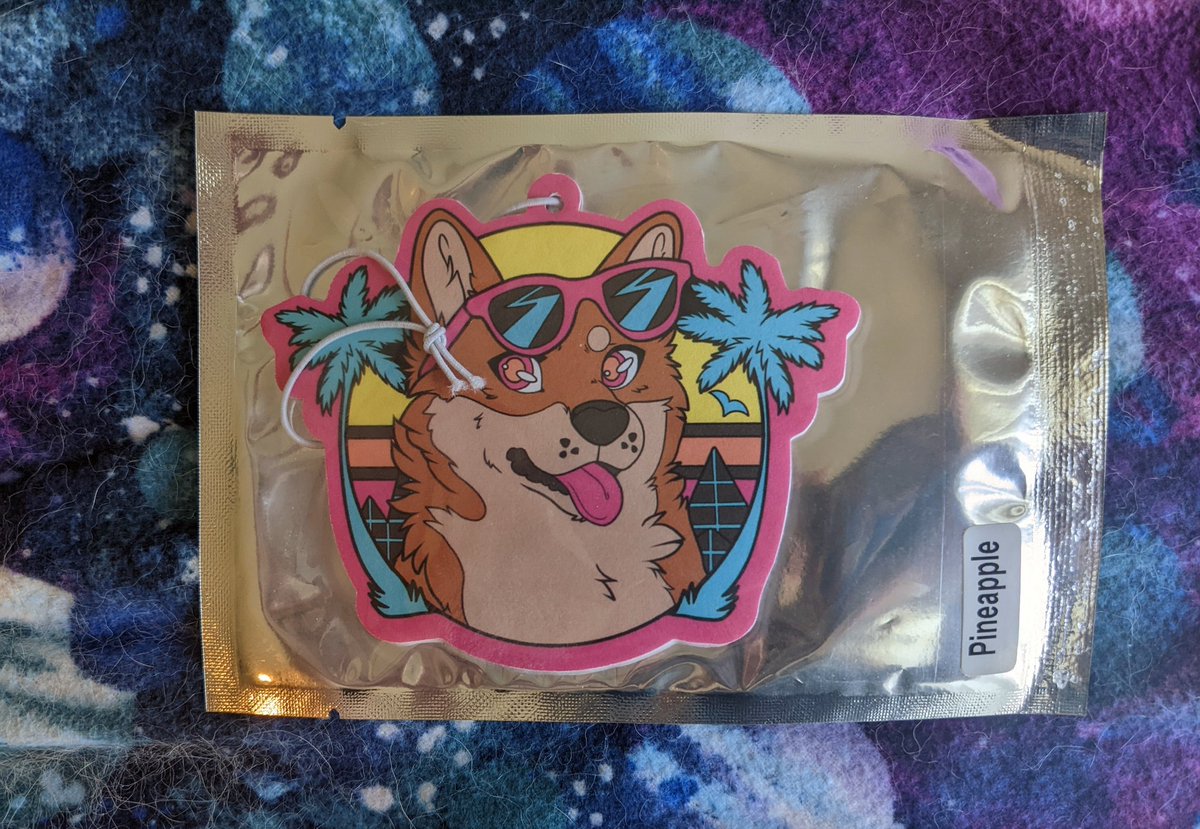 AmmyStarForgi's tweet photo. Got some awesome new air fresheners! Super strong pineapple scent! Great add on item to an order! On my webstore https://t.co/1PD9hbjVLE
#furry #furryfandom #shibainu #synthewave https://t.co/gG1Dfo6UQg