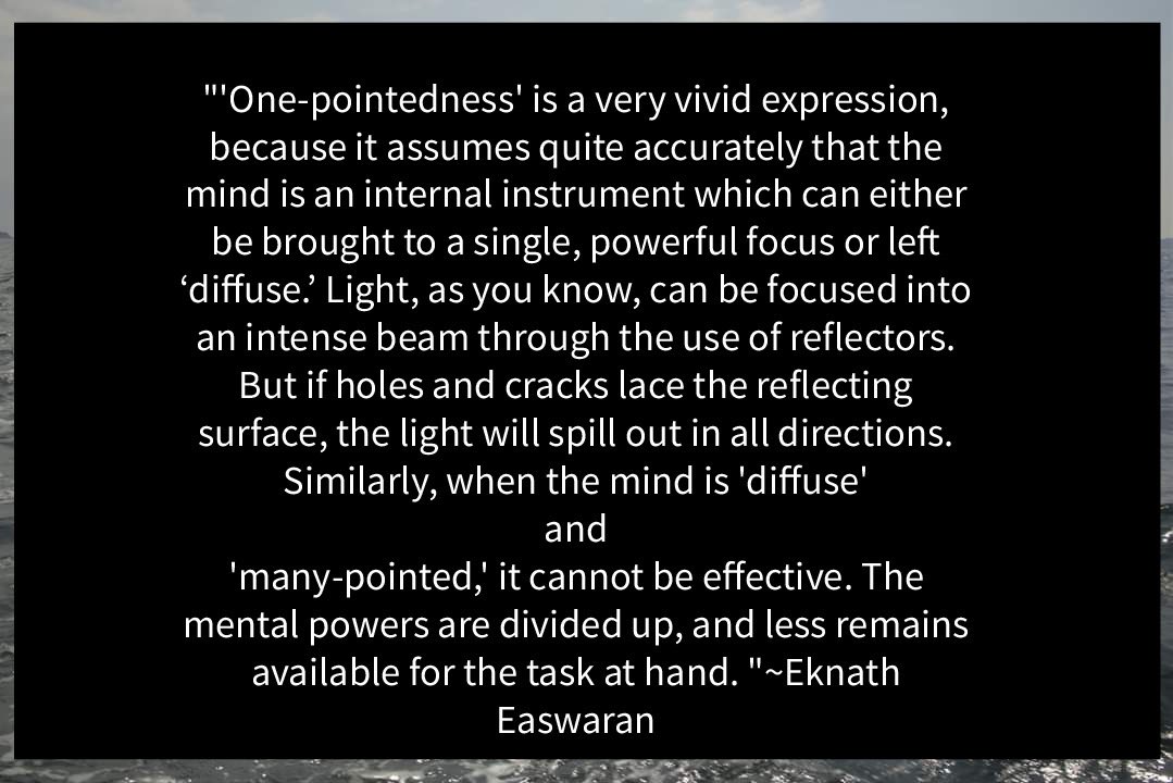 LindsScottSees's tweet photo. https://t.co/QObOZ8rdvu

#EknathEaswaran #focusedattention #attention #attentiontraining #meditation #mindfulness #focus #onepointedmind #onepointedattention #multitasking  #dividedattention #organizationalmanagement #organizationalbehavior #timemanagement #distractions https://t.co/Zs18HRuWNS