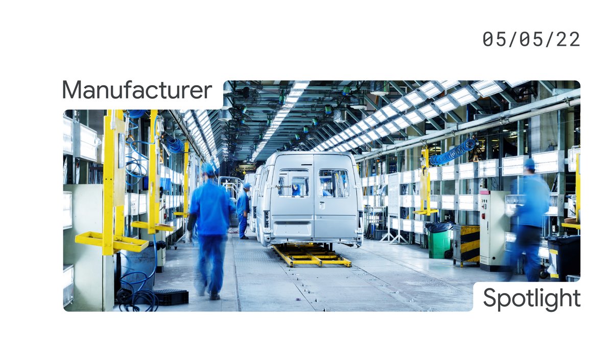 It’s not too late to register for this week’s <a href="/GoogleCloud/">Google Cloud</a> Manufacturer Spotlight. Join us to discuss how #AI and data analytics are helping manufacturers accelerate their digital transformation and optimize production at scale.👇
cloudonair.withgoogle.com/events/manufac…