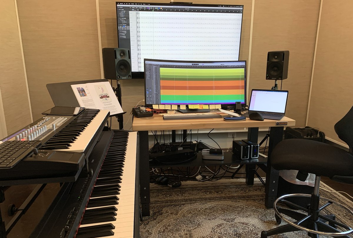 BSingletonMusic's tweet image. I'm having productive discussions with a major US symphony to create another concert from scratch. The writing starts like this picture. Empty measures for a full symphony orchestra on the screen.

In other words, I don't have any notes yet. They will come. I have lots of ideas.