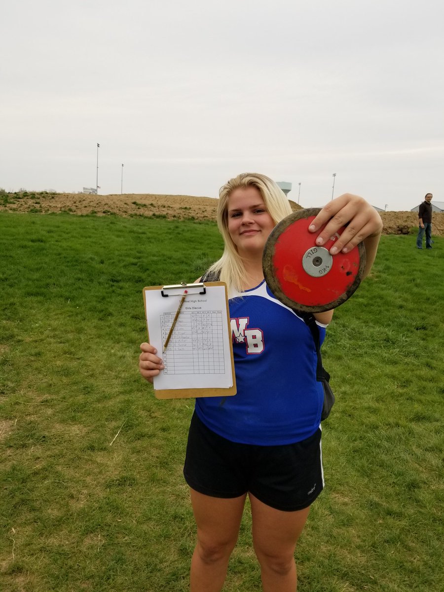 mgadbury11's tweet photo. Congrats to @RoysEmmy on new @WeBoAthletics school discus record!! 118ft-10in @WeboStrength https://t.co/cmsFOt25T5