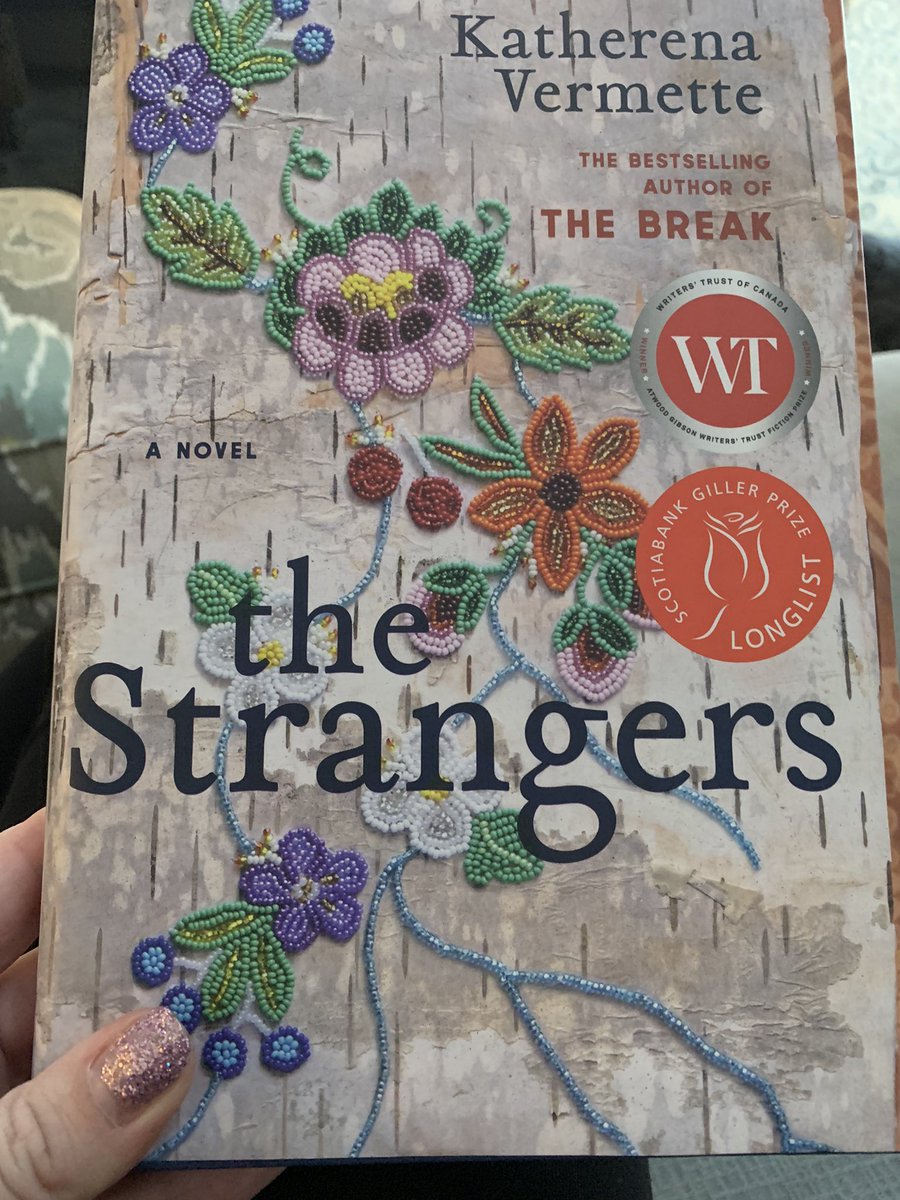 Currently Reading: The Strangers by Katherena Vermette. Powerfully written, reflective and at times heartbreaking. Loving this choice from #FOLD2022 book list! #books #indigenousauthor