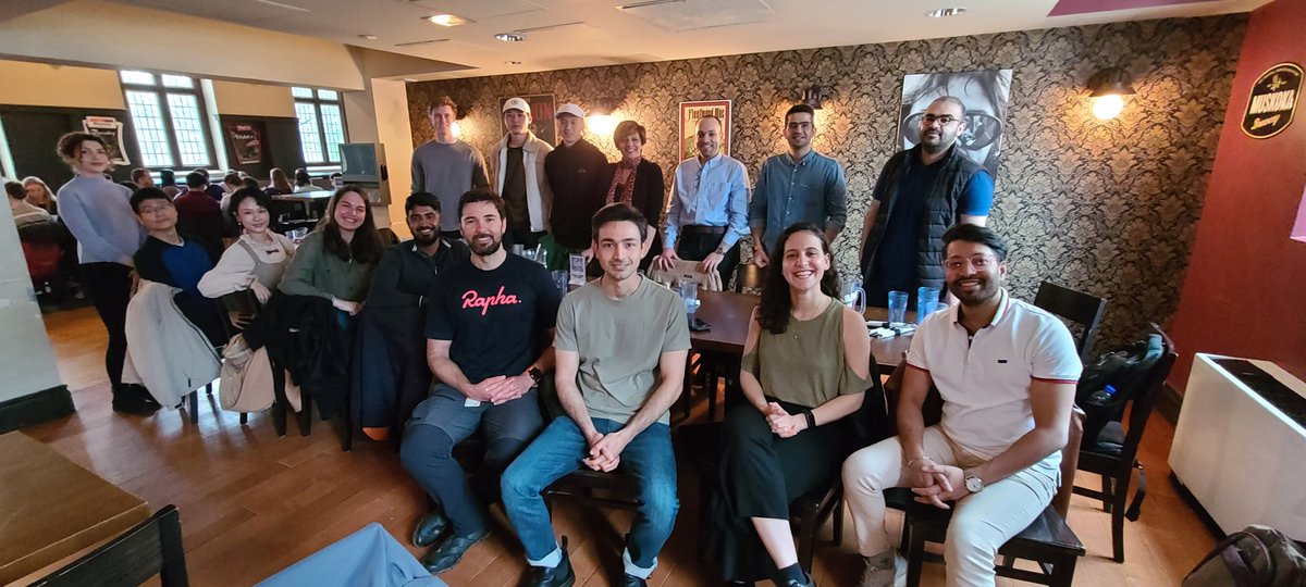 Too long-awaited social gathering with the research team. Thrilled to be working with these amazing people.