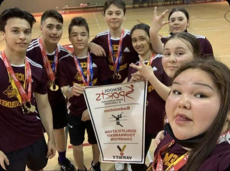 kliphert's tweet photo. @schoolsportsnl Congratulations to JCEM's Wolverines on winning the Northern Regional Badminton Qualifiers. Thanks to  @MealyMountain for the venue and all participating teams. Our students had a blast. https://t.co/yAZWONSvTM