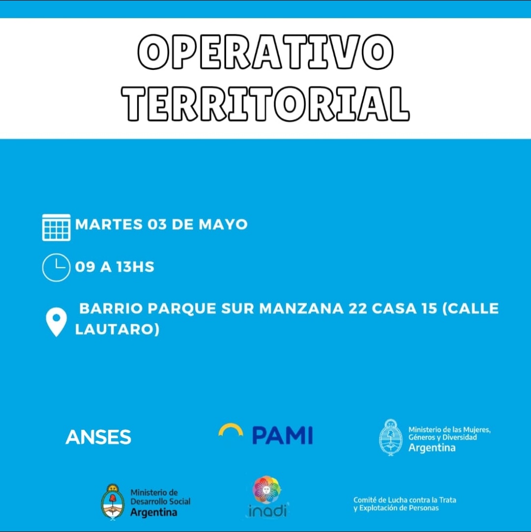 ValCasciani's tweet photo. MAÑANA📣 Operativo territorial en #GodoyCruz
Estaremos acercando las herramientas nacionales a las y los vecinos de Villa del Parque.
📍Barrio Parque Sur - Manzana 22 Casa 15
🕘 9hs a 13 hs
Sumate! #PAMIDePie https://t.co/qqiKgryKM5
