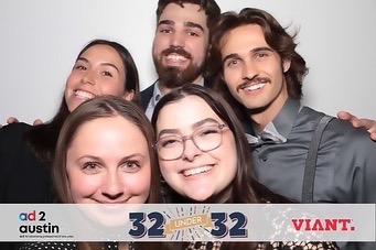 aaftxst's tweet photo. We the BEST time volunteering at @ad2austin's 32 Under 32 event last Thursday! Thank you to everyone who came out and to Ad2 for putting on this stellar celebration of young professionals in our industry.🥳🥂

#ad2austin #ad2 #aaf #aafaustin #aaftxst #txst #txstsjmc #advertising https://t.co/ZyJKwQei7V