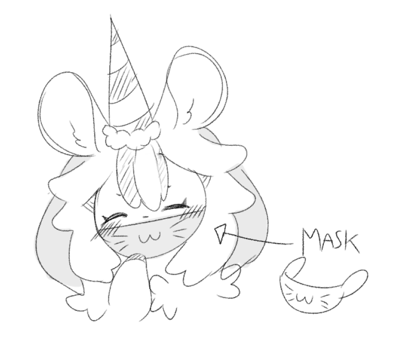 Actually, they are secret masks 