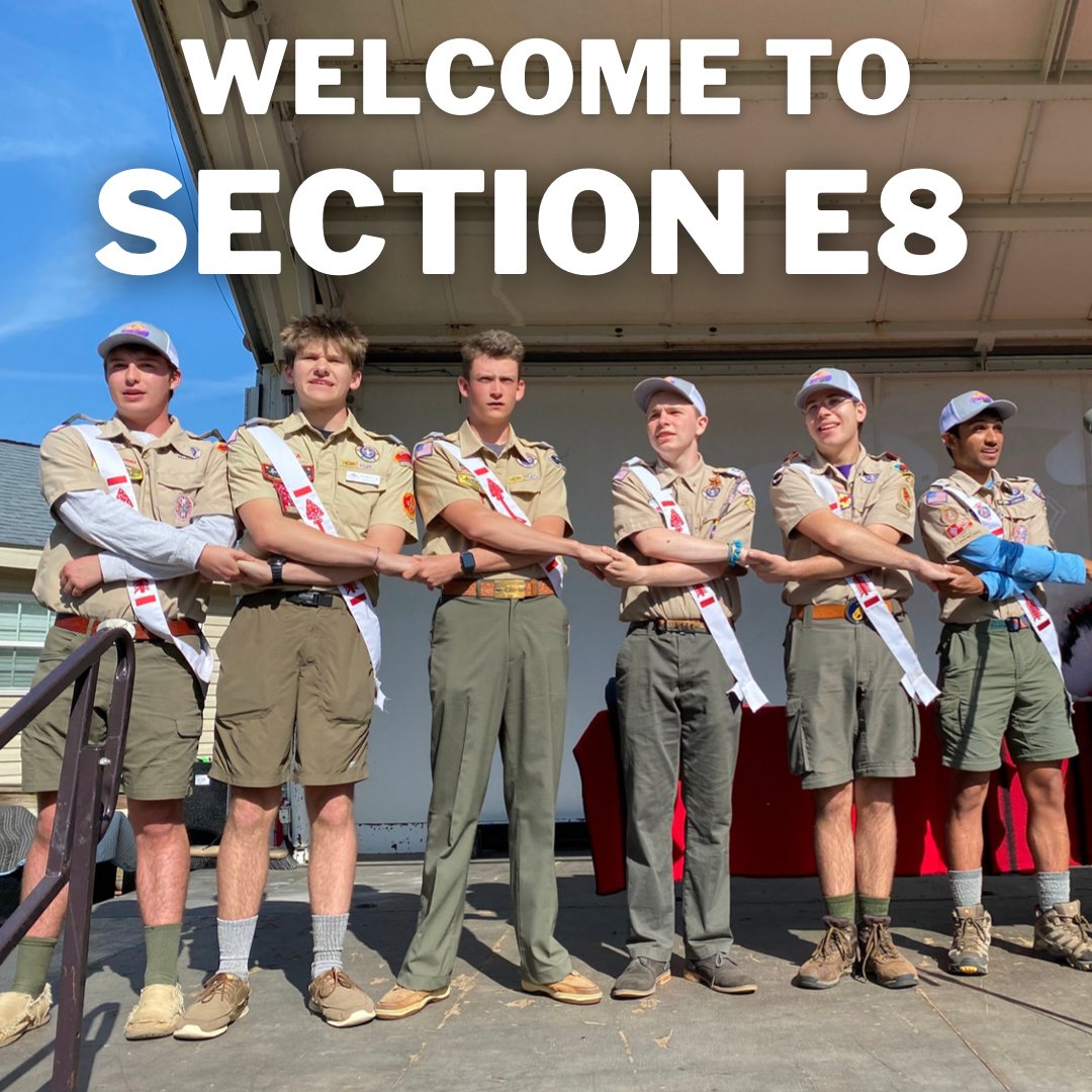 Last year, the OA voted to restructure regions. As such, we are unfortunately saying goodbye to the SR-7B name. However, we are proud to reintroduce ourselves as Section E8! Same lodges, and same great Arrowmen. WWW #oae8 #EasternRegion