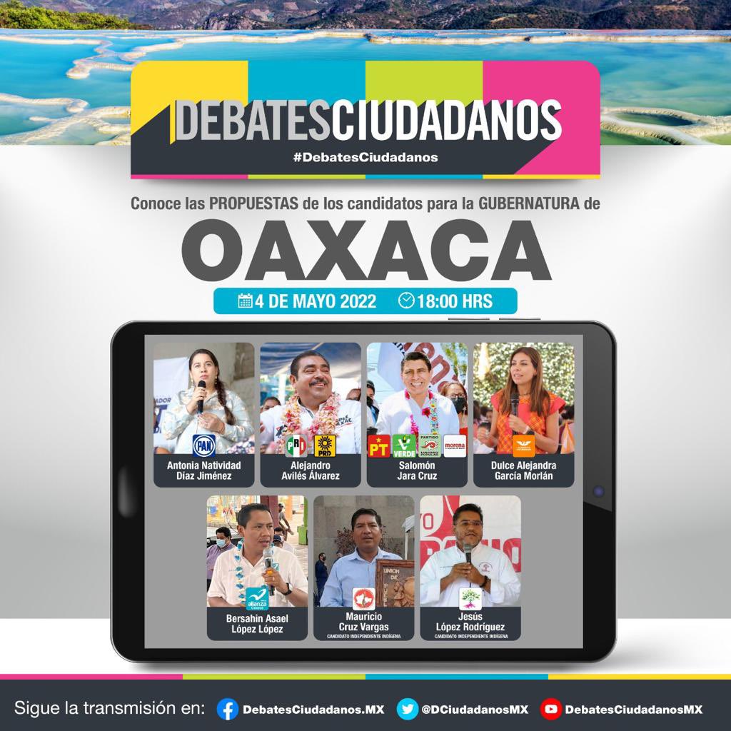EXATECOax's tweet photo. Candidato @MauricioCruz_22 en el marco de los #DebatesCiudadanos
el pasado 4 de abril le hicimos llegar una invitación para el debate en #Oaxaca aprobado por el @IEEPCO 
La cita es miércoles 4 de mayo. Será de gran valor escuchar a todas y todos los candidatos y sus propuestas. https://t.co/hgjTDjj7xZ