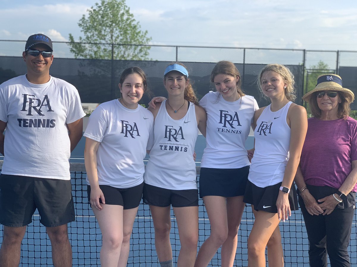 Girls tennis wins today 4-0 and will advance to the semifinals! They will play the winner of Grace Christian and Columbia Academy!