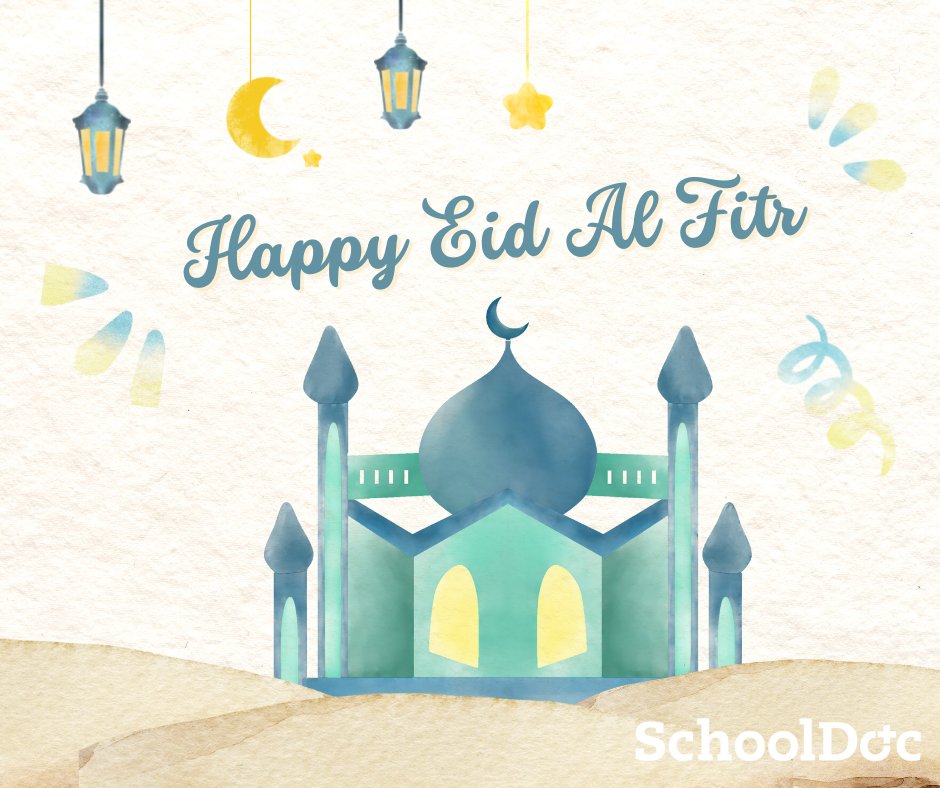 SchoolDoc's tweet photo. Wishing joy and peace to you and your family- Eid Mubarak! 
.
.
.
#DocNetwork #CampDoc #SchoolDoc #EidMubarak #EidAlFitr #Ramadan #Celebrate https://t.co/shHJznczlK