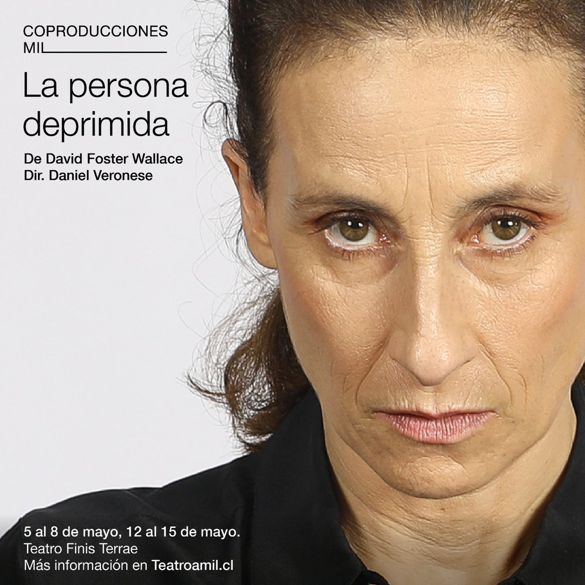 fundteatroamil's tweet photo. #LaPersonaDeprimida en el Ciclo #CoproduccionesMil

Sumérgete en lo más profundo -y en el humor- de una mente con depresión en "La Persona Deprimida", obra del director argentino #DanielVeronese basada en el texto homónimo de David Foster Wallace. https://t.co/TJbye4VUe7