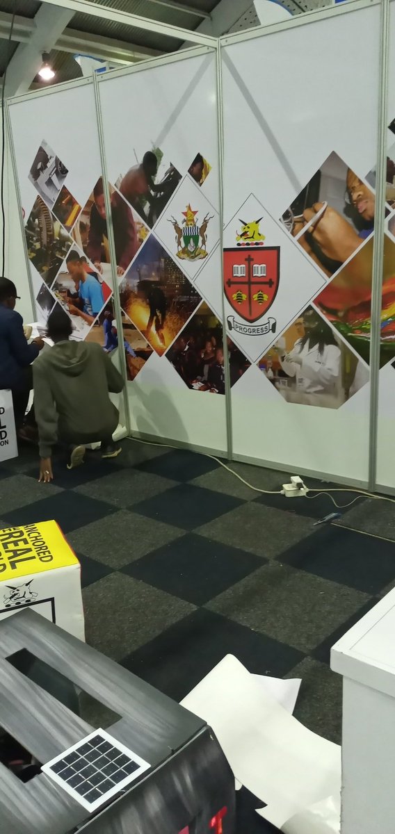 ThumbprintZim's tweet photo. This day last week. #workinprogress #thumbprintzim #leaveyourmark #bulawayopoly #zitf https://t.co/kosVPeVIKF