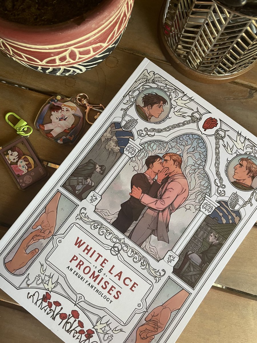 _herefortheart_'s tweet image. Received the much anticipated @eruri_wedding zine, but held off from opening it until I met my writing deadline. Finally enjoying this masterpiece. 🥹❤️😭 it’s so perfect @HAEDRAULICS @_45789