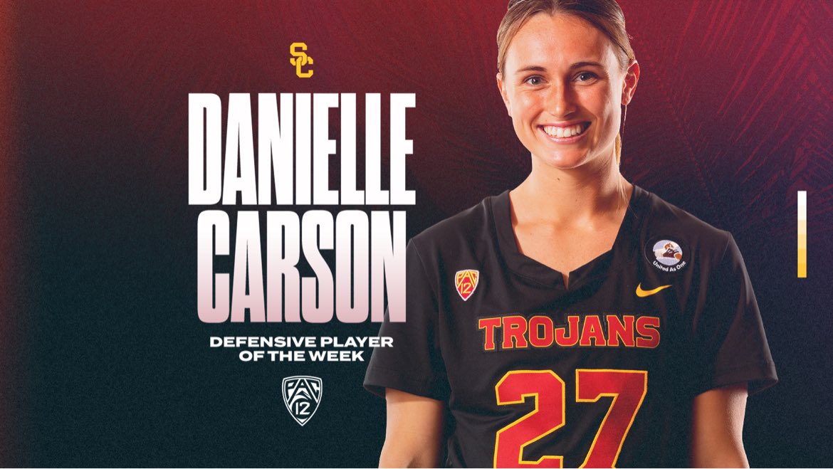 😤 Don’t mess with the DON! Congrats to Danielle Carson on #Pac12Lax Defensive Player of the Week honors! 

#FightOn ✌️🥍🏆