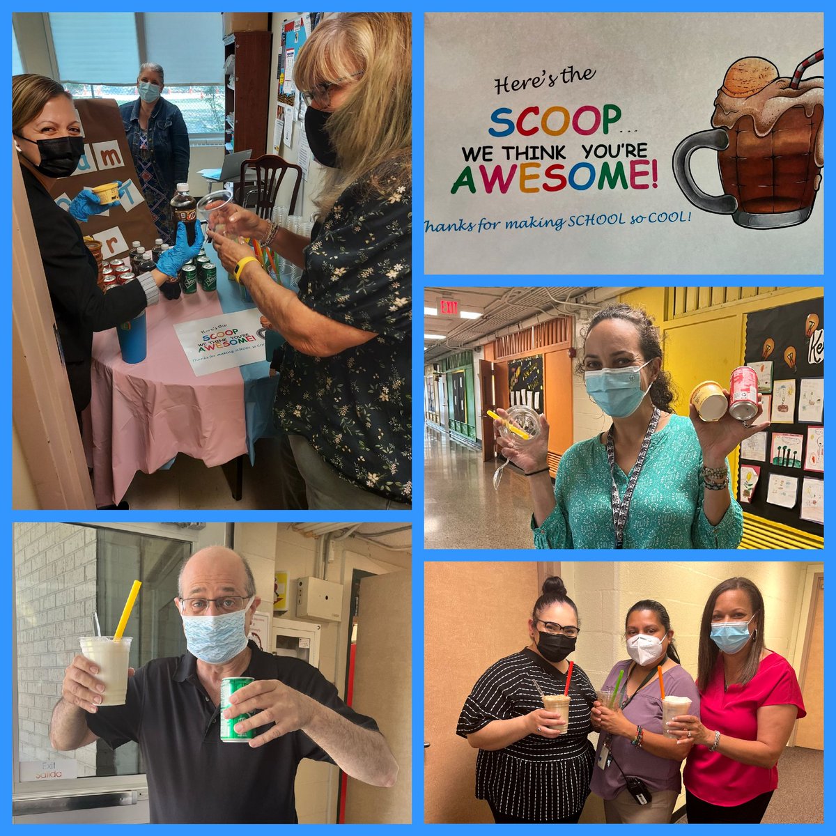 Here's the scoop🍦: McNamara's teachers are the coolest 😎 around! Today we enjoyed ice cream floats for #TeacherAppreciationWeek! 🍎✏️ <a href="/mcnamaraeshisd/">McNamara ES</a> <a href="/ElachkarToufic/">Elachkar</a> <a href="/torresma920/">Martha Torres</a> <a href="/zramos1/">Zaira Ramos 🍎📚</a> @TeamHISD <a href="/HoustonISD/">Houston ISD</a>