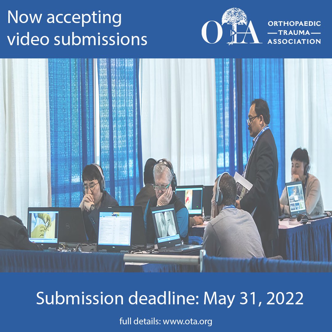 OTA on Twitter "Submit your videos for the 2022 OTA Annual Meeting