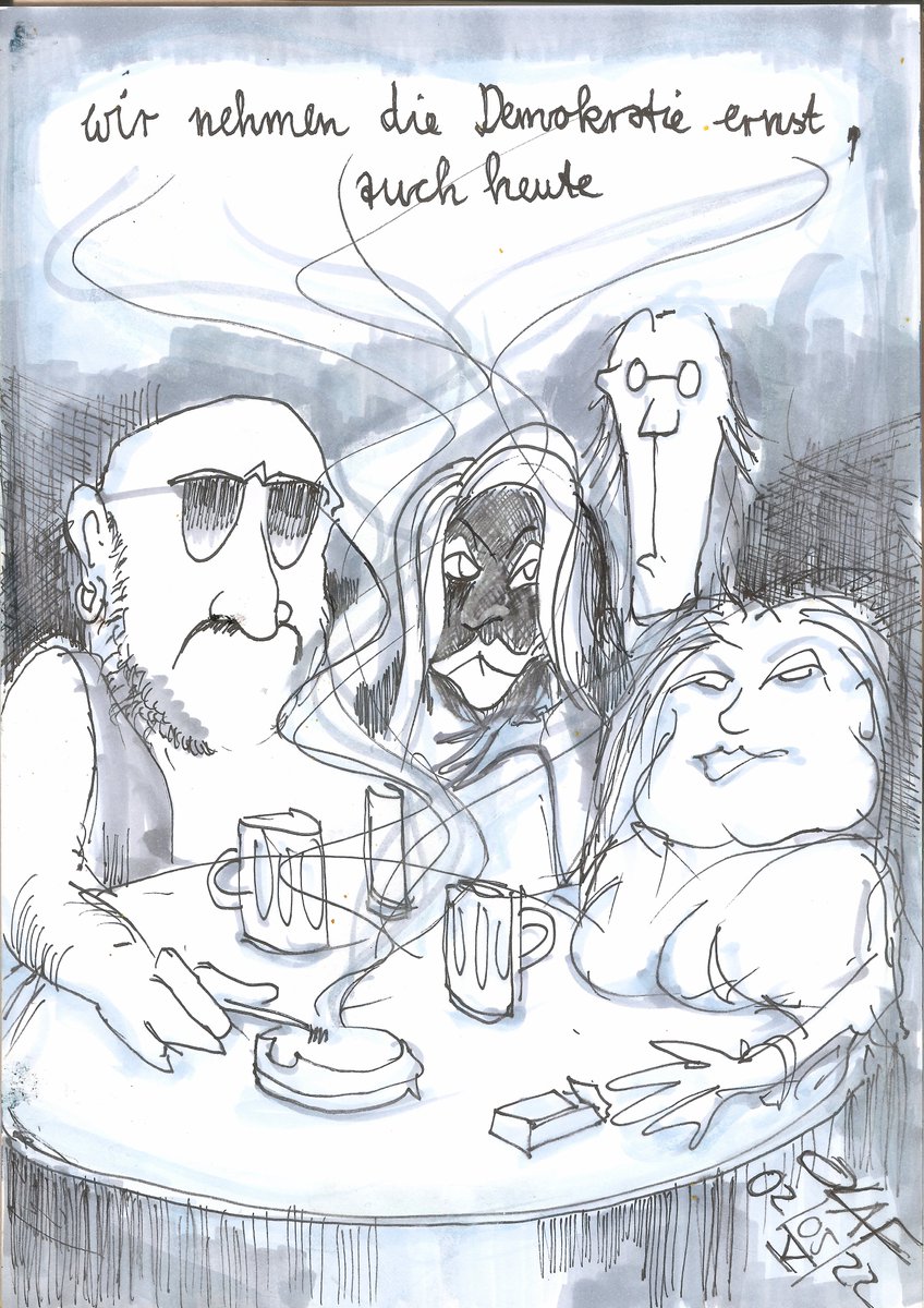 wir nehmen die demokratie ernst/
auch heute/

#ecktisch #zentral #olaf