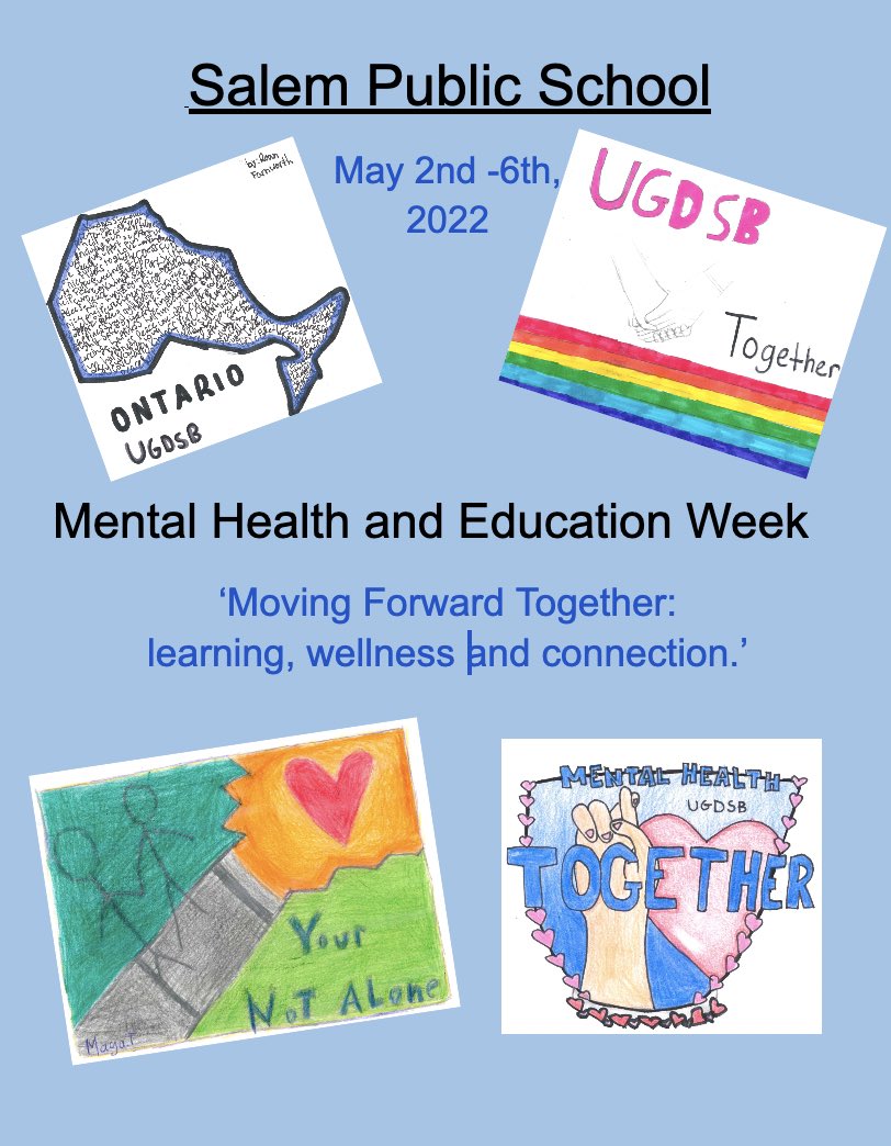 SalemPS's tweet photo. Today marks the start of Mental Health and Education week. Some of our amazingly, talented students created these logos representing this years theme. https://t.co/TGiKfw0e9A