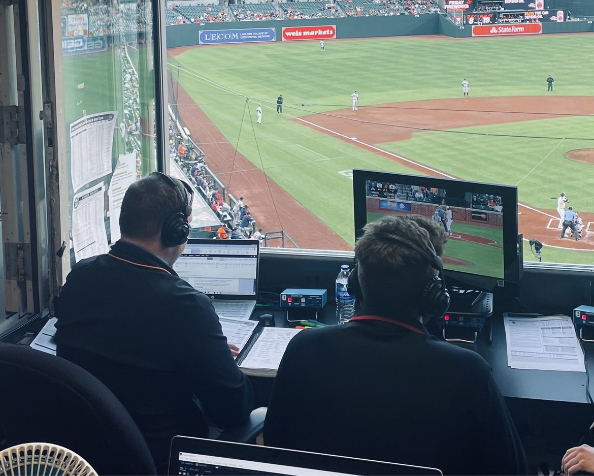 Tune into the Orioles radio broadcast to hear Ryan Ramsey live on air! #DirtyTerps