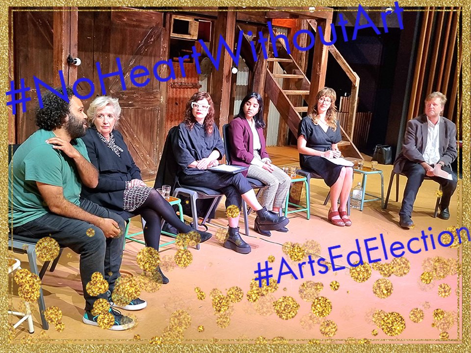 CreateSydney's tweet image. Big thanks to our sensational panel from last night. Keep an eye out for the video link, arriving soon. #NoHeartWithoutArt #ArtsEdElection