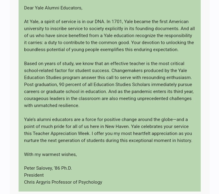 Yale Alumni Educators tweet media