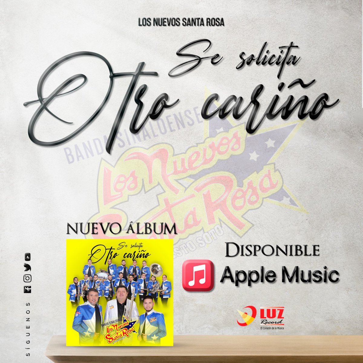 A ti madrecita Yo a ti te canto Desde el fondo de mi triste corazón…🎶💓𝙥𝙖𝙧𝙖 𝙩𝙞 𝙢𝙖𝙢𝙖,  excelente tema para cantar en este día de las madres a cargo de LOS NUEVOS SANTA ROSA. Disponible en <a href="/AppleMusic/">Apple Music</a> y todas las plataformas digitales✔.
