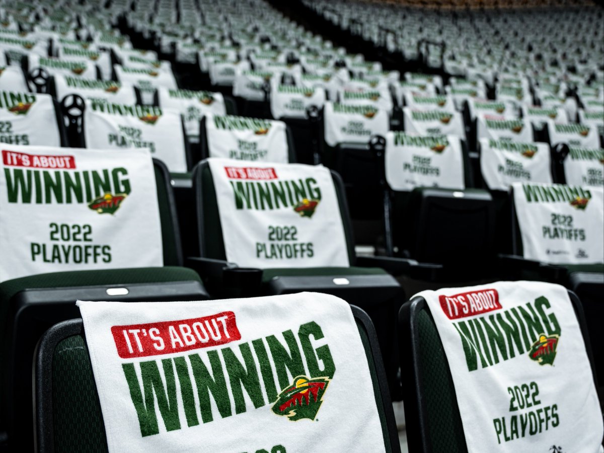 mnwild's tweet photo. The stage is set. 

#ItsAboutWinning https://t.co/BBx17igkkd