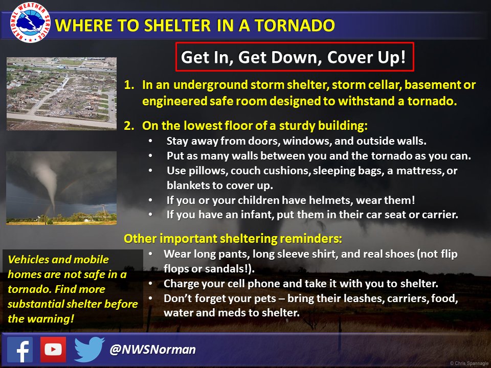 OwassoEM's tweet photo. With an active tornado watch its good to remember. https://t.co/ptJyAW7JJ4