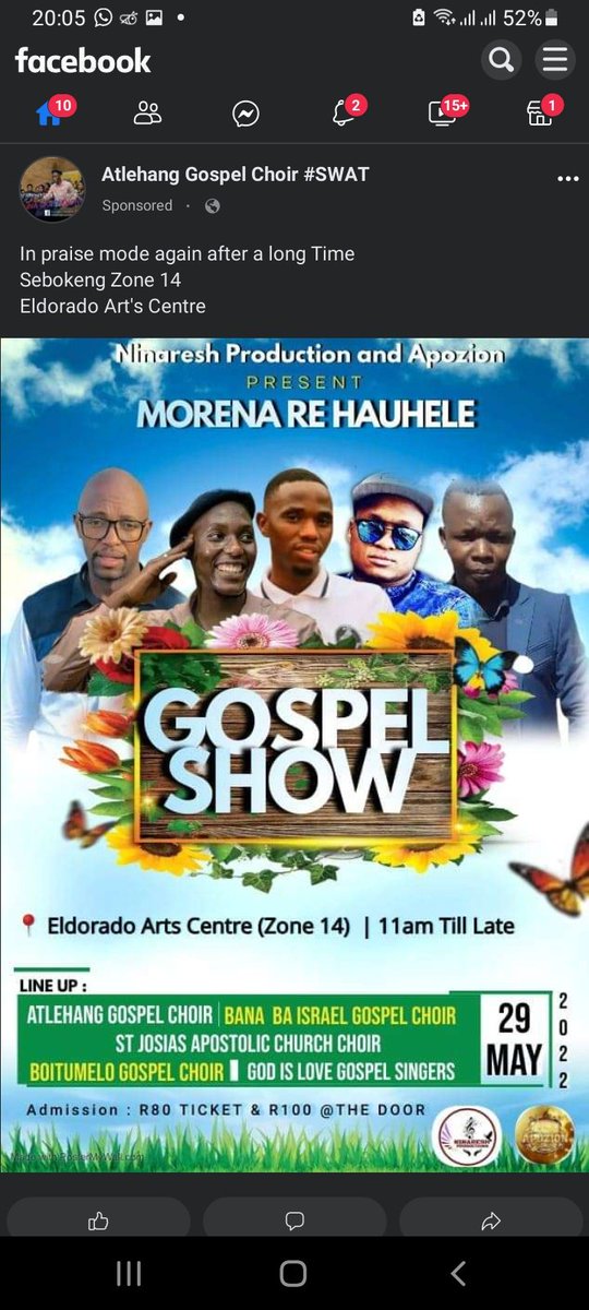 AtlehangGc's tweet photo. And we're in praise mode after a long time bring on stage the 29th is set to be our first show for 2022 
Reach out for a ticket... https://t.co/k6iEHnYcHz