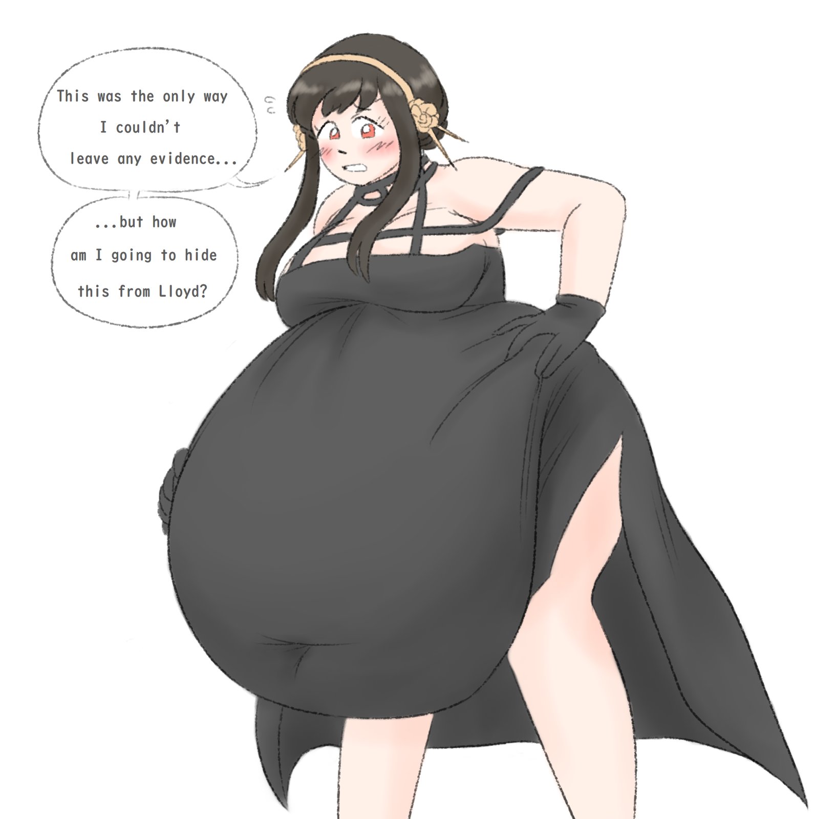 X 上的BBBbrowser：「Disposing of the evidence I realize I never posted this on  Twitter, and with the new Spy X Family anime, probably the best time to  post Yor belly. Commission drawn