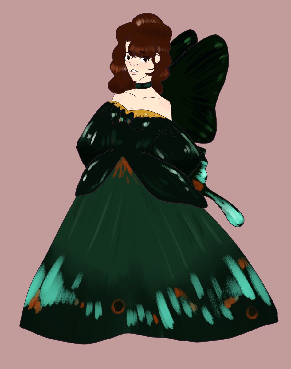 cinnamonbunbuns's tweet photo. #MetGala #metsona inspired by the Luzon peacock swallowtail 🦋💙 https://t.co/fsfXdKU8N5
