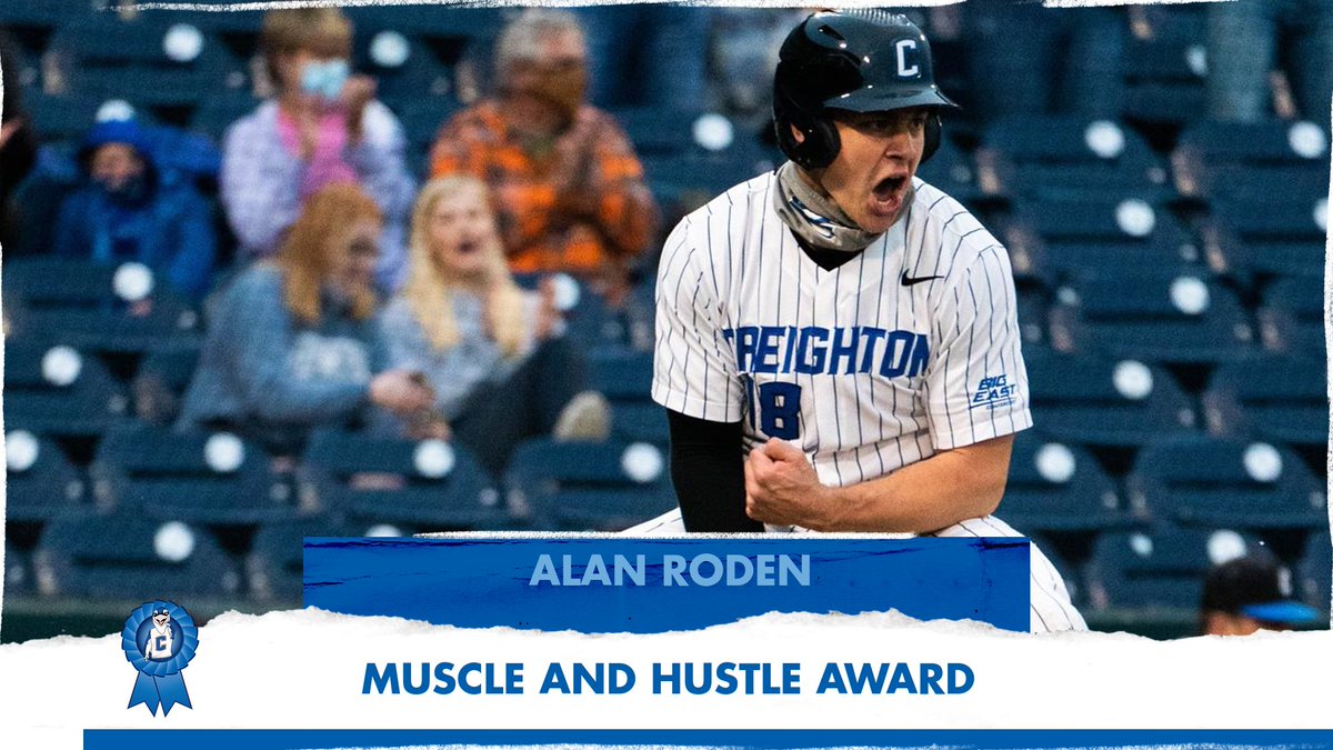 Congratulations to Alan Roden our male muscle and hustle award winner! #GoJays #TheBillys