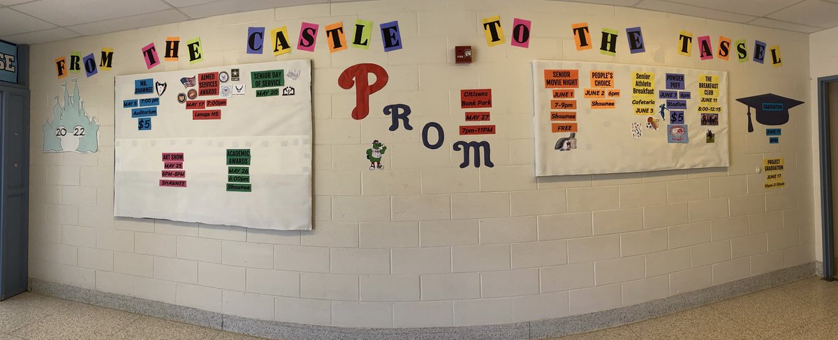 Seniors!! Check out the wall to see what events are happening and when!! Don’t miss Mr. Shawnee on Thursday night!!! 💙