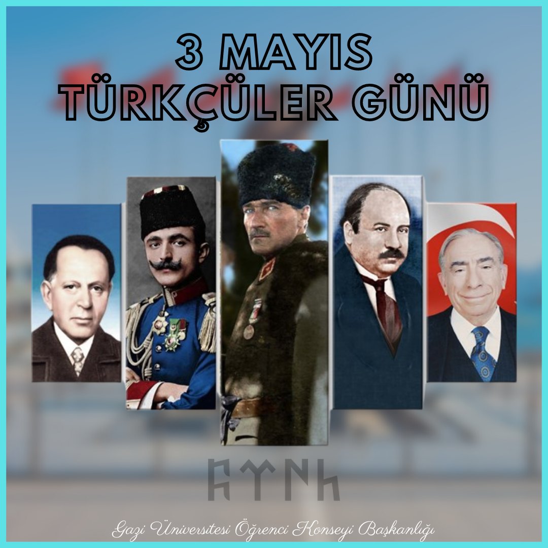 “3 Mayıs bir bayram değildir. Millî şuurun ayaklanmasıdır. Başarıyla bitmemiş fakat milletin gözünü açarak o zamanki hükümetin içine sızan ihanet unsurlarını sindirmiştir.” 

| Hüseyin Nihal ATSIZ

#3MayısTürkçülerGünü #3Mayıs