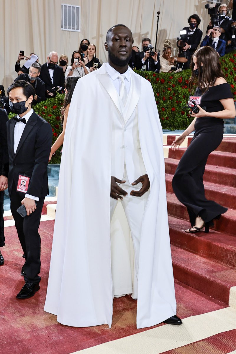 Stormzy in Burberry. #MetGala