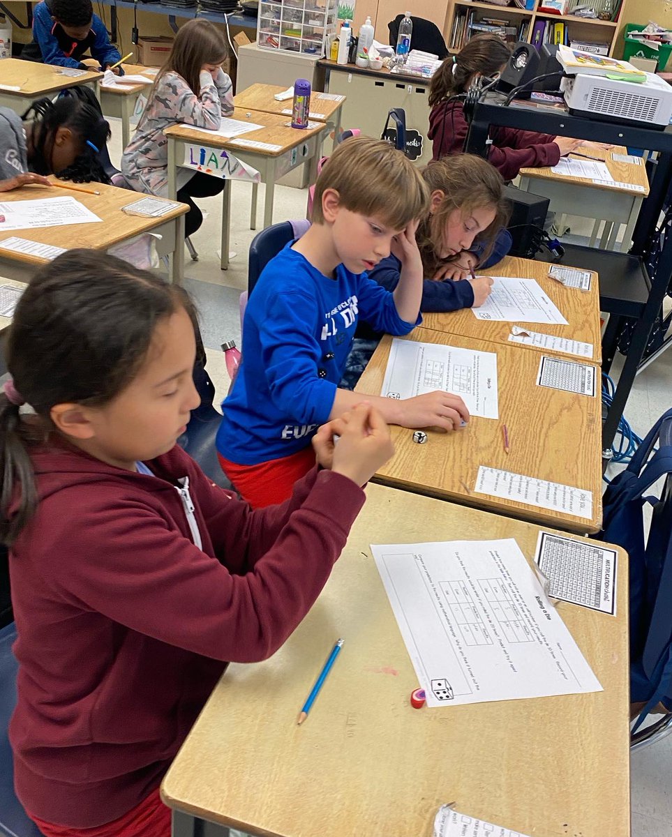 msbiernacik's tweet photo. Explored probability with dice today in class! @SMCDSB_MRO https://t.co/7I2jN2FQUV