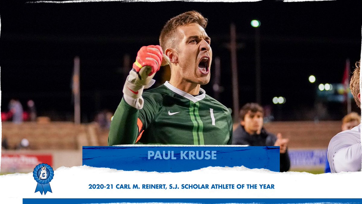 Our 2021 Carl M. Reinert, SJ Male Scholar Athlete Award winner Paul Kruse! 
#GoJays #TheBillys