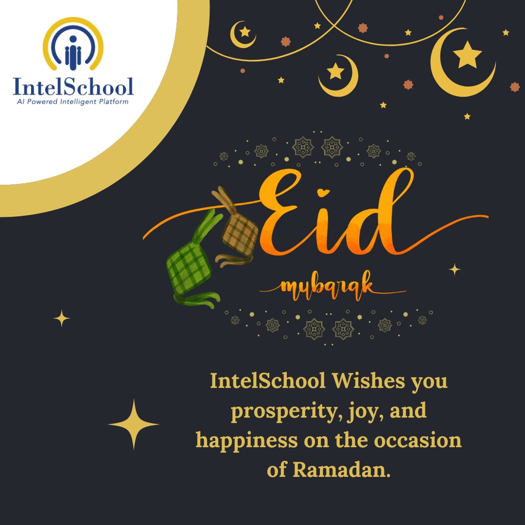 IntelSchoolApp's tweet photo. May your Eid be filled with peace, love, and joy. Wishing you a wonderful Eid full of happiness and joy.
.
.
#eidmubarak #eid #eidmubarak❤ #eidmubarak2022 #ramadan #ramadanmubarak #ramadan2022 #ramadanpost #intelschool #schoolsoftware #softwarecompany https://t.co/IcrKnUBgXH