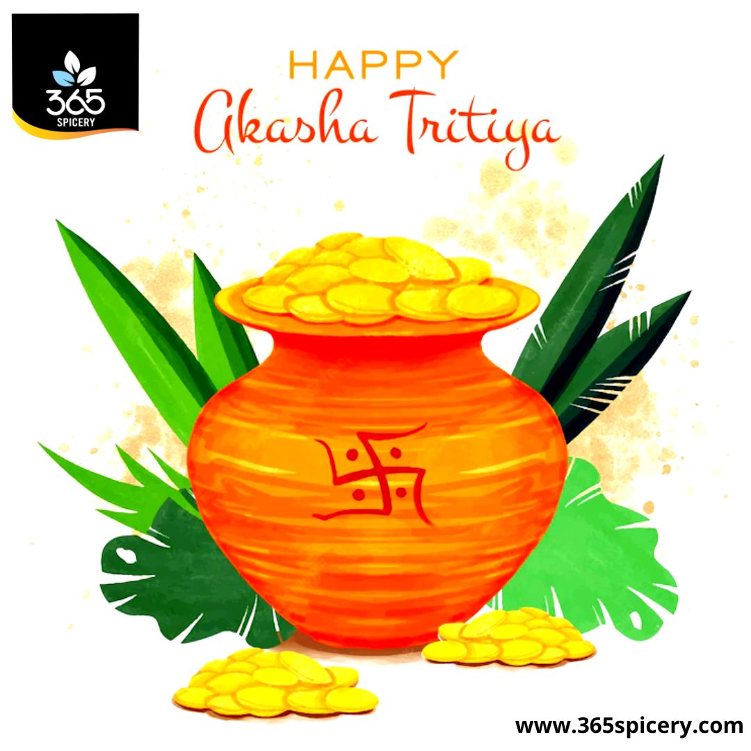 On this auspicious event of Akshaya Tritiya, We wish your life full of new opportunities, growth & objectives that can lead to achieving golden milestones in your way!!

#spicesandblends #qualityspices #365masalafortheyear  #365spicery #spiceslover #akshaya #AkshayaTritiya