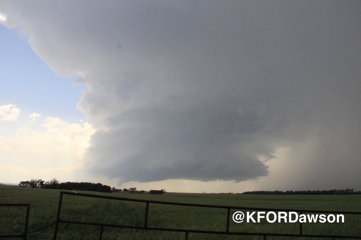 DPepinWX's tweet photo. First chase of #2022 in the books. @Aaron_Brackett and I were able to catch at least 2 #tornadoes on air today. More #Severe #wx is expected Wednesday across #oklahoma stay with @kfor and we will keep you #4warned #okwx https://t.co/xRgaPybfz6