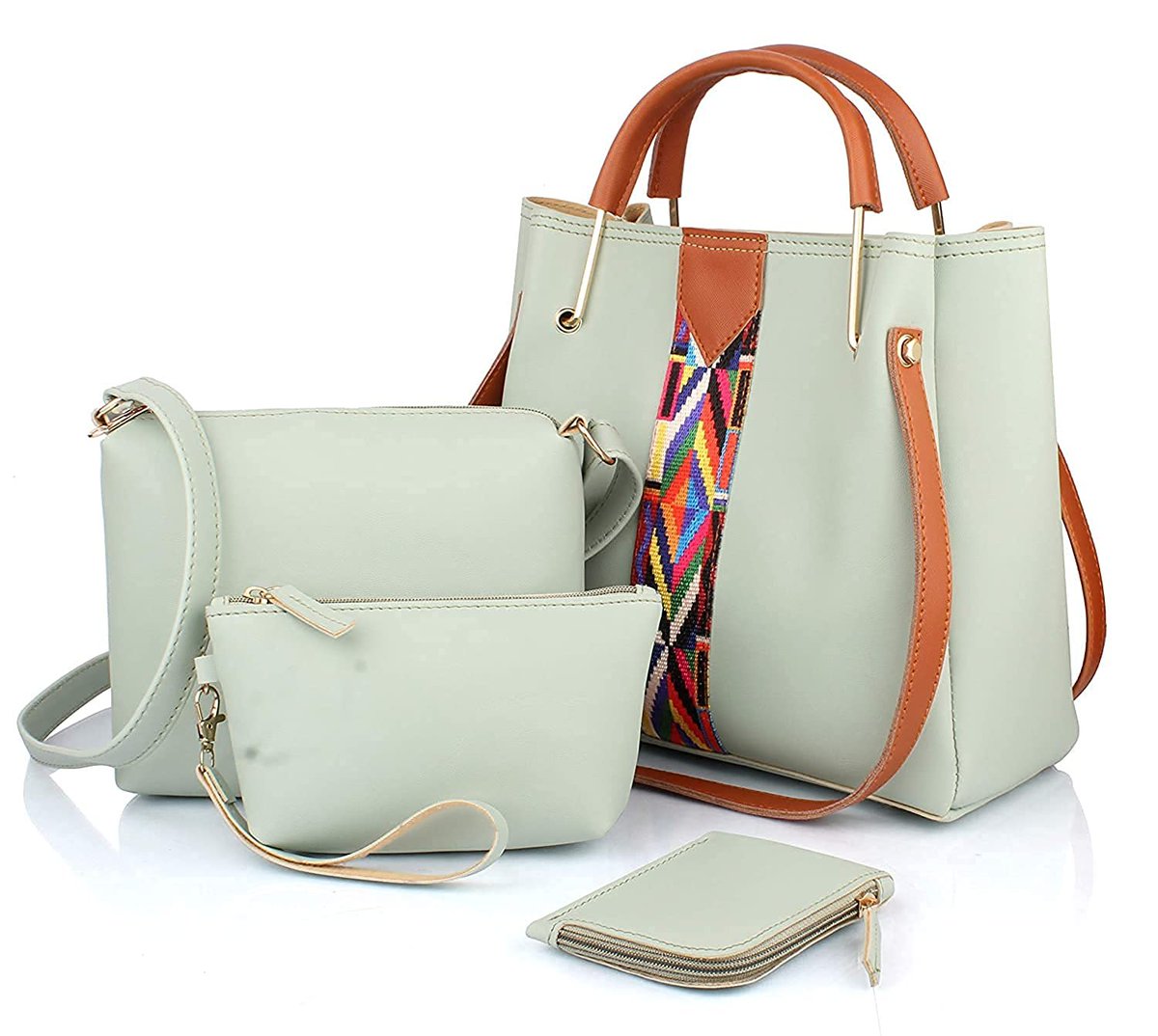 shelike03's tweet photo. Leather Latest Handbags For Women's Ladies Combo Of 4 -Baby green(PrintStrip)💥😍

Buy Now: https://t.co/BvQkk856MA

#leather #letest #handbag #women #ladies #combo #women #fashion #EidUlFitr #EidMubarak2022 #parsuramjayanti #abortionrights #chandraatmubarak #JMDesperate4Power https://t.co/JAskO5wZQS