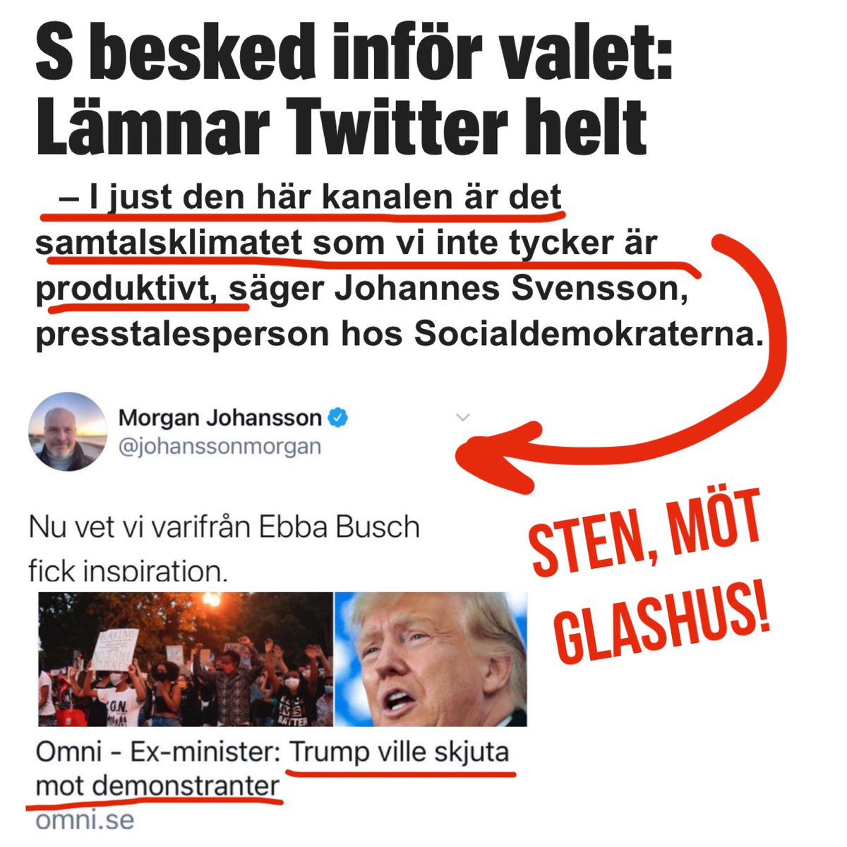 jonsson_henrik's tweet image. Den som på allvar önskar göra något åt ”samtalsklimatet” borde börja med trollminister Morgan Johansson. Hans vulgära smutskastningkampanjer har sannolikt skapat mest politikerförakt och polarisering i modern tid.